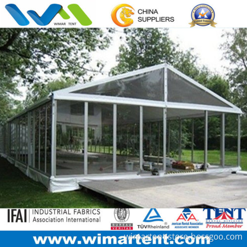 15mx20m Transparent PVC Tent with Glass Wall for Party